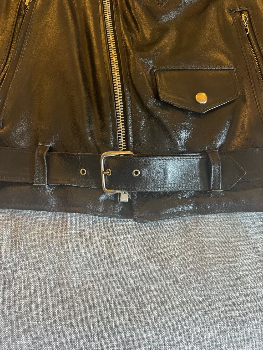 Vintage Excelled Leather Motorcycle Jacket - Picture 8 of 16